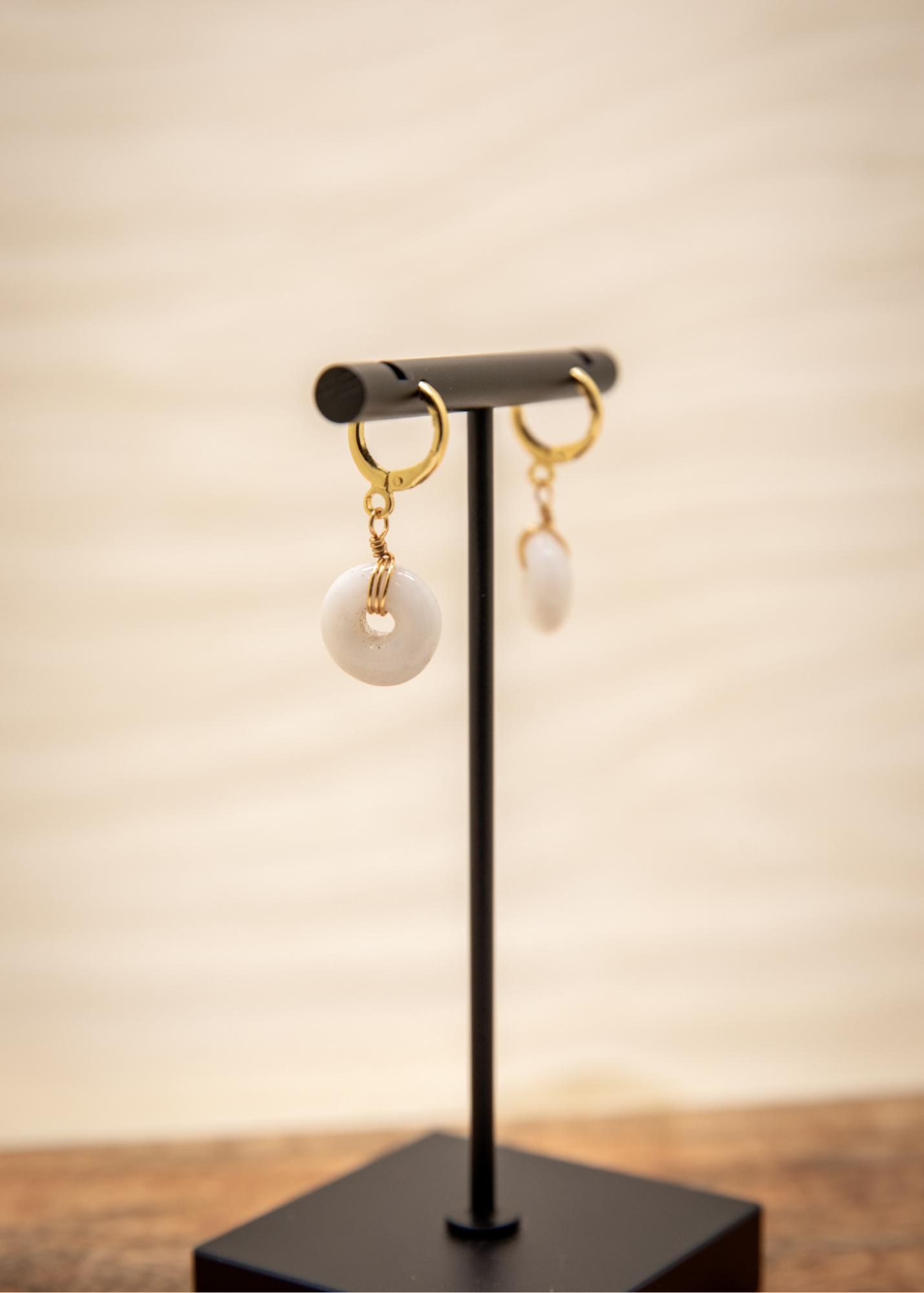 Glass Pendant Earrings