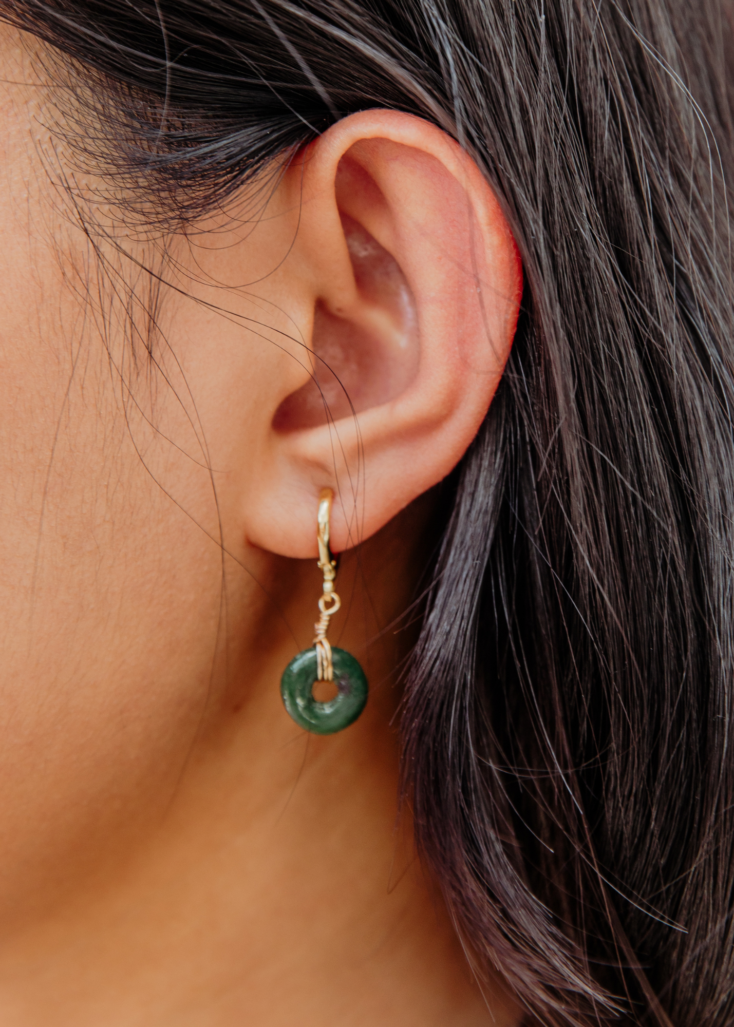 Glass Pendant Earrings