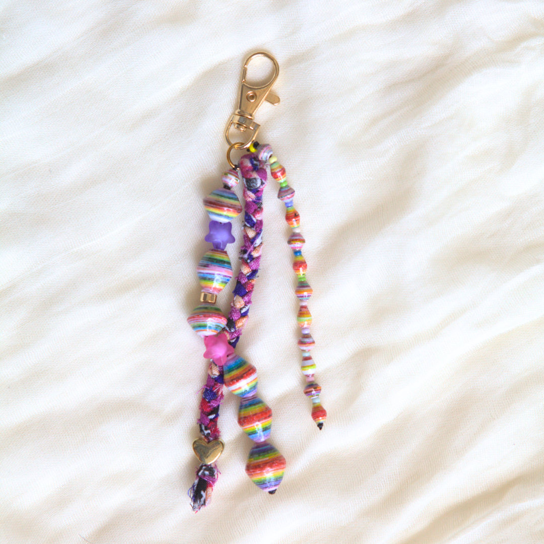 Beaded Bag Charm