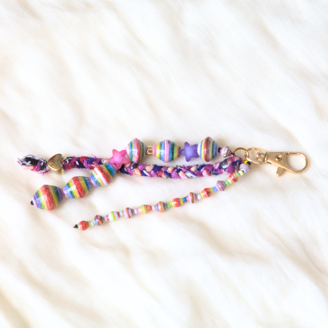 Beaded Bag Charm