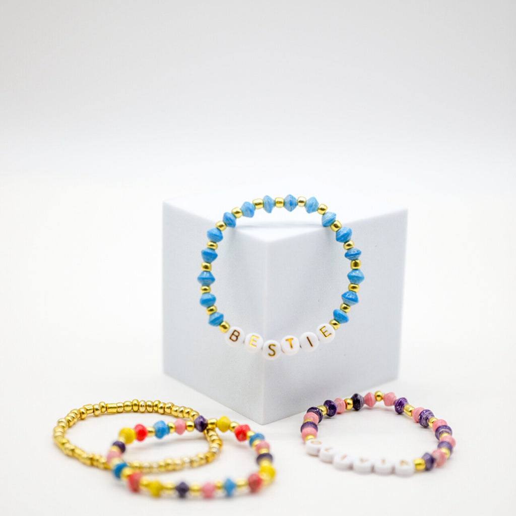 DIY Paper Bead Bracelet Box