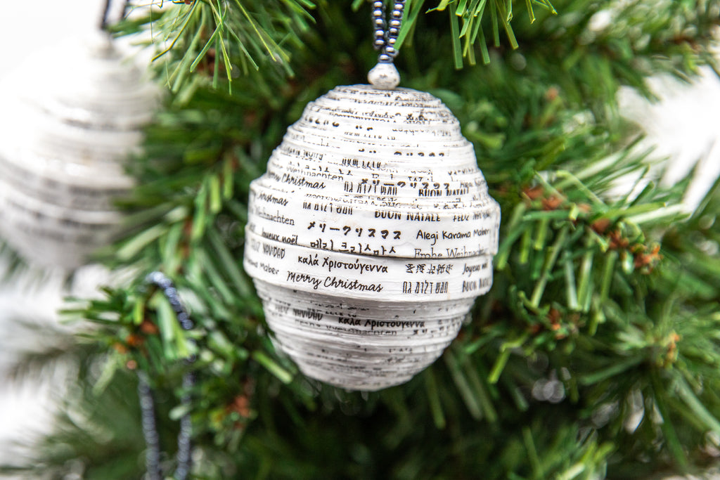 Large Paper Ball Ornaments