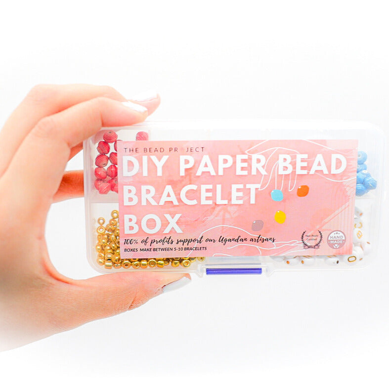 DIY Paper Bead Bracelet Box