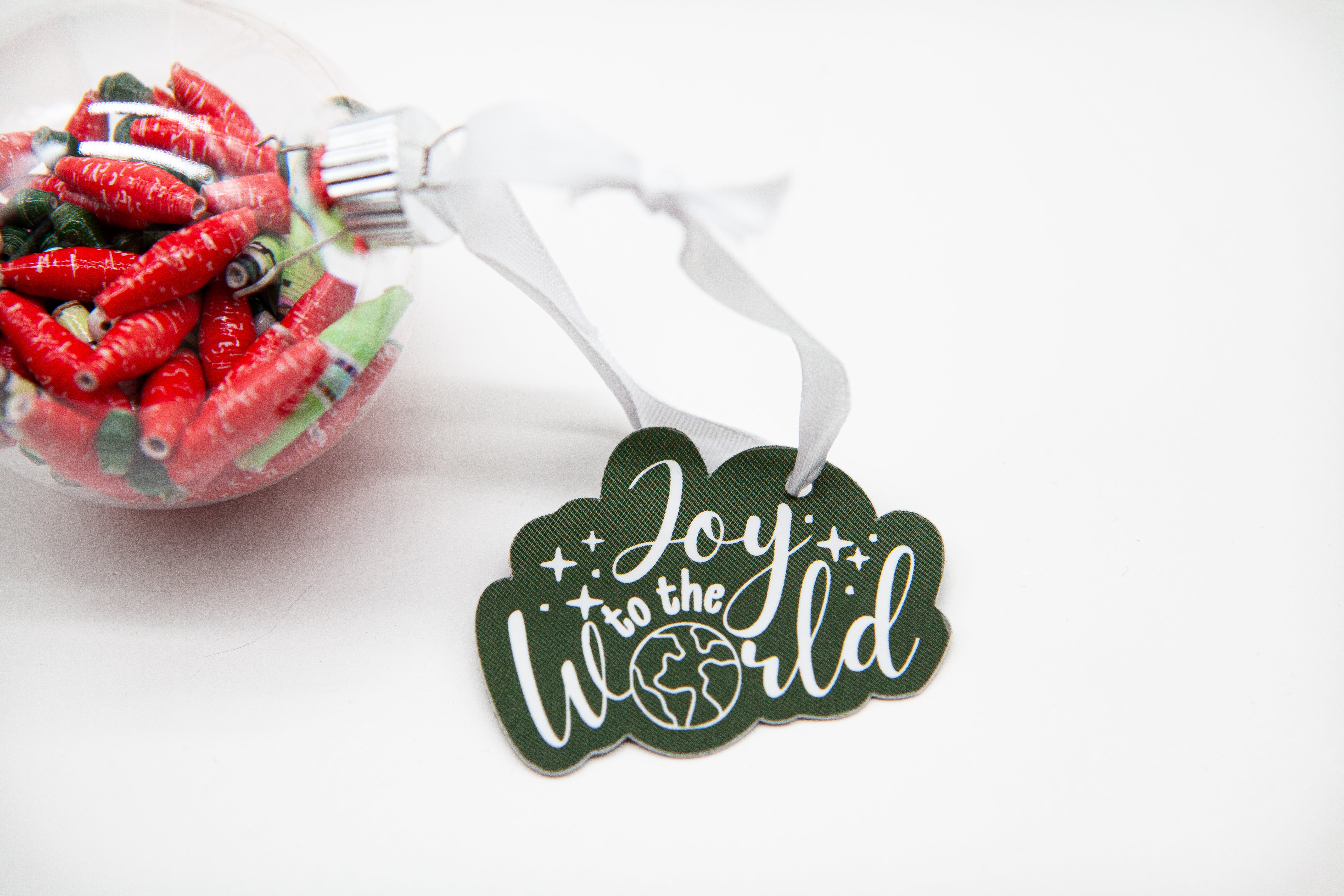 Paper Bead-Filled Ornament | Provides 40 Meals