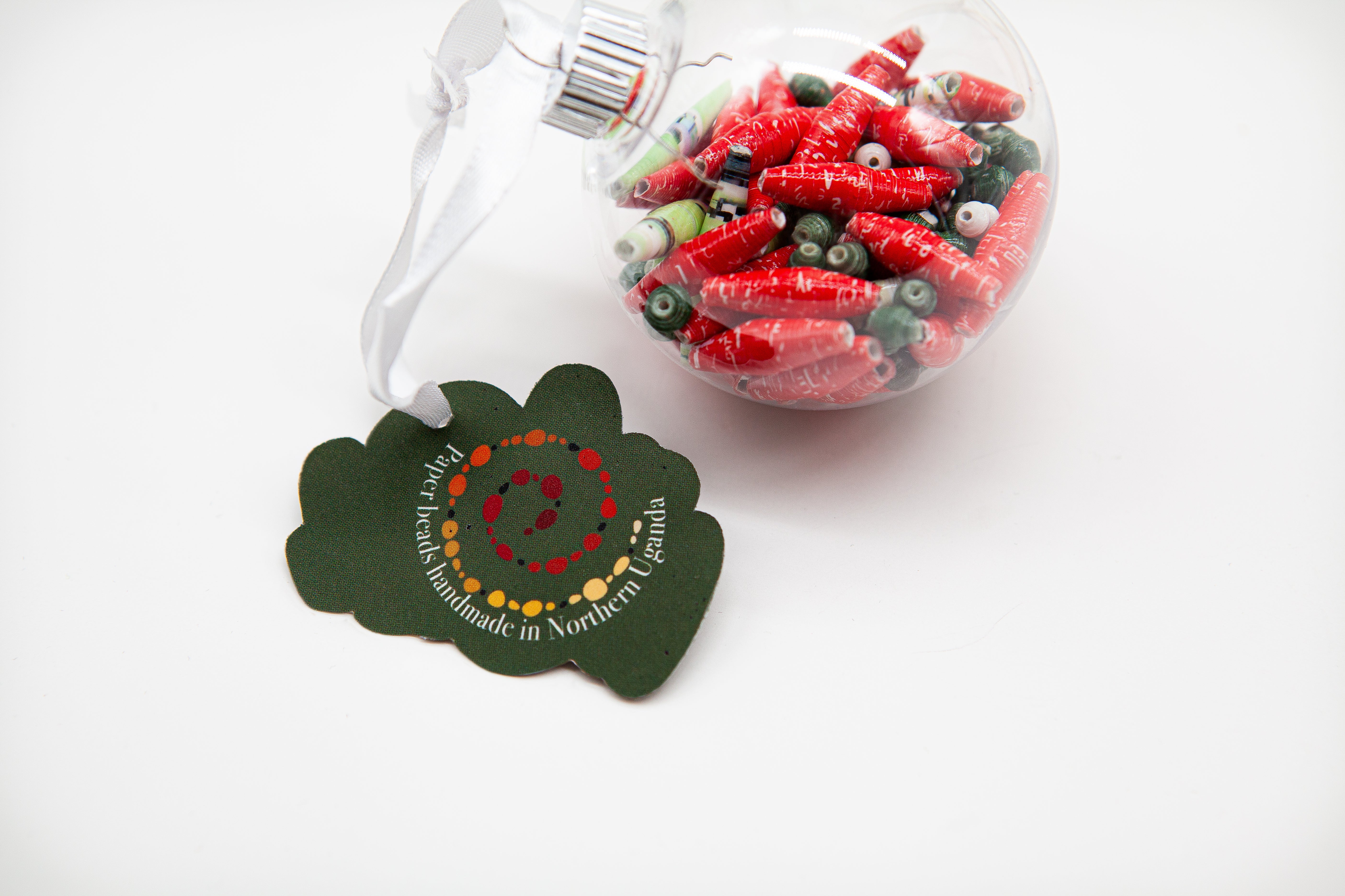 Paper Bead-Filled Ornament | Provides 40 Meals