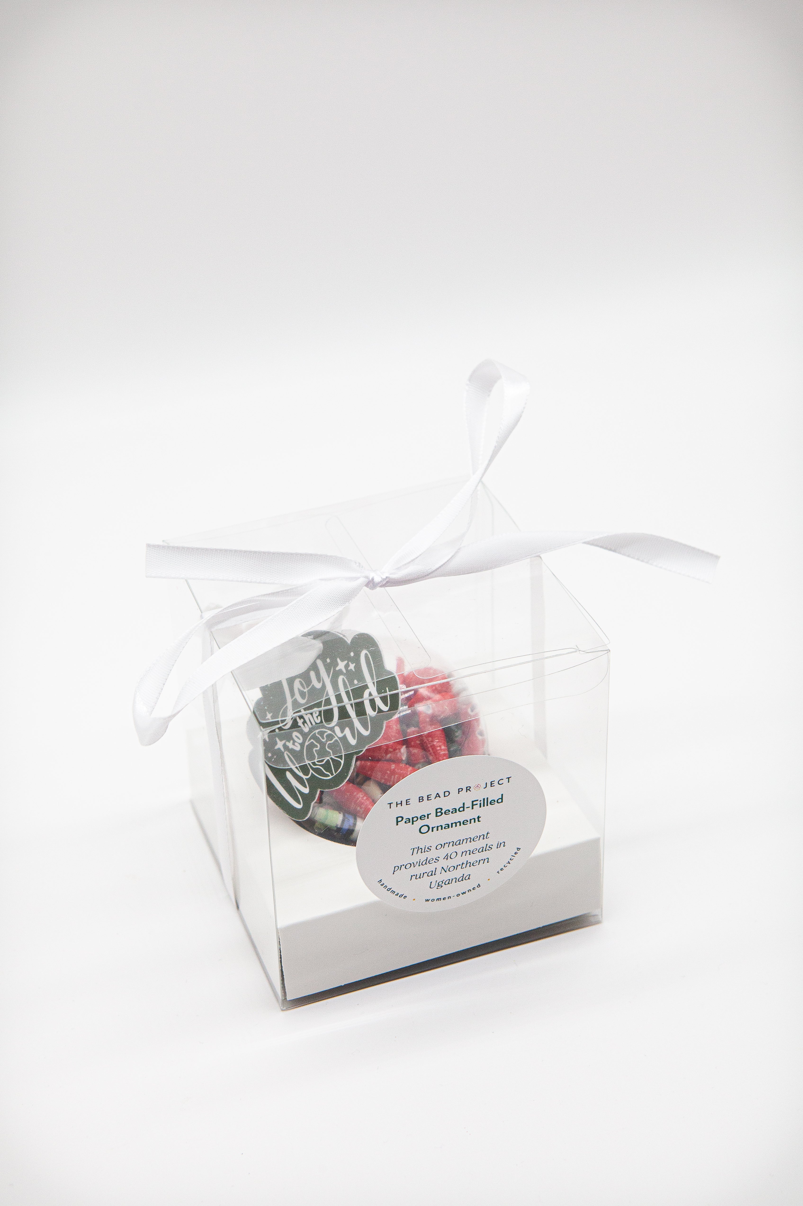 Paper Bead-Filled Ornament | Provides 40 Meals