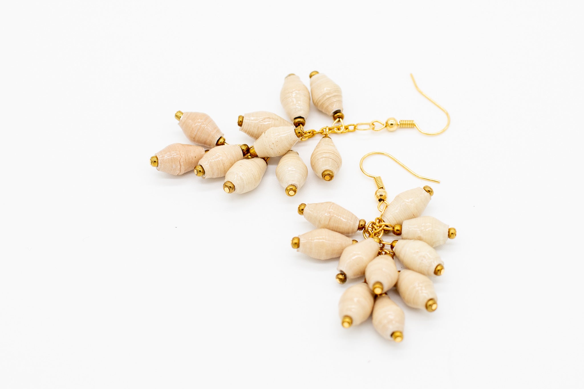 Gold Fountain Earrings