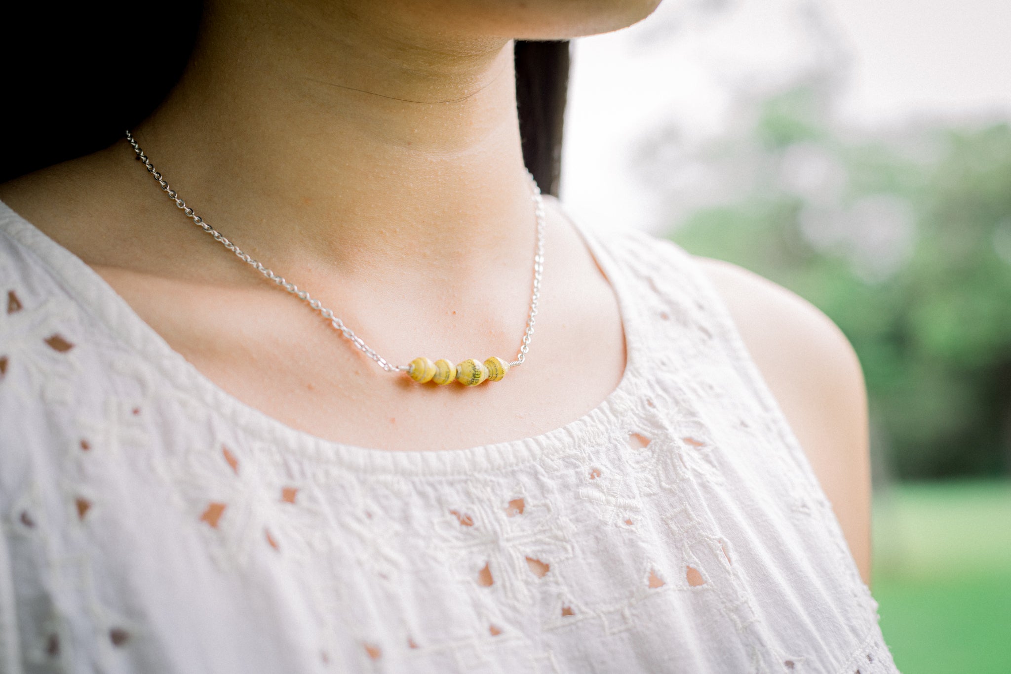 The Bar Necklace (Silver)