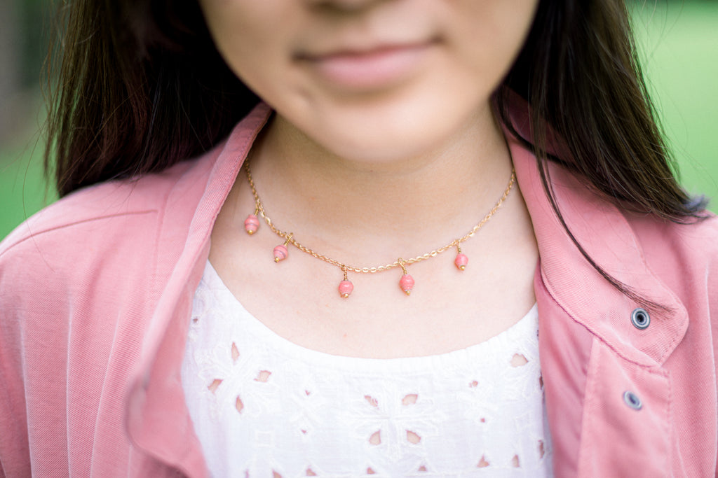 The Confetti Choker Necklace (Gold)