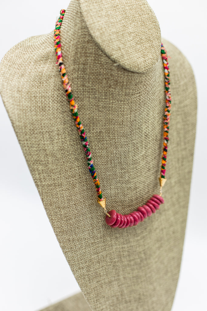 The Braided Fabric Necklace